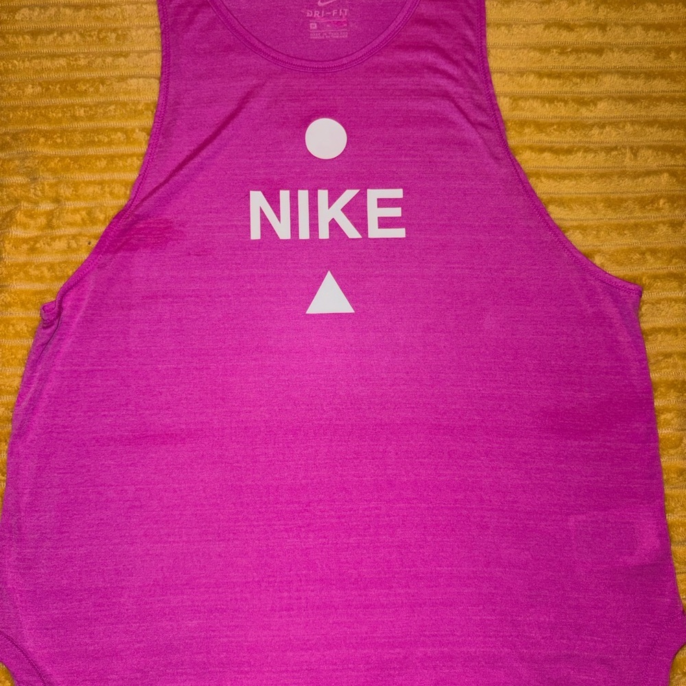 Nike Hot Pink Graphic Dri-FIT Tank